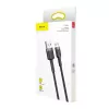Baseus Cafule 2.4A 1 m Micro USB laidas (pilkas/juodas)