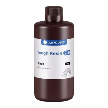 Fotopolimerinė derva AnyCubic Tough Resin 2.0 juoda 1 kg SRX2BK-101A