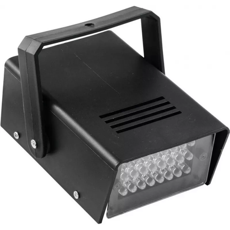Strobo šviesa EUROLITE 52200648 balta — kompaktiškas disko stroboskopas