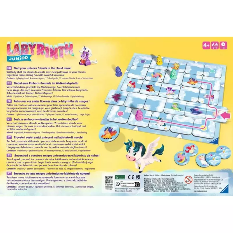 Stalo žaidimas Ravensburger 23046 – šeimos žaidimas su plytelėmis, 15 min. žaidimo laikas, amžius nuo 4 metų
