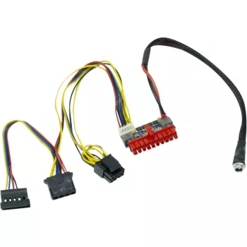 Inter-Tech 88882193 - ATX (20 kontaktų) - SATA 15 kontaktų + Molex (4 kontaktų) - tiesus - tiesus - įvairiaspalvis - 35 mm (88882193)