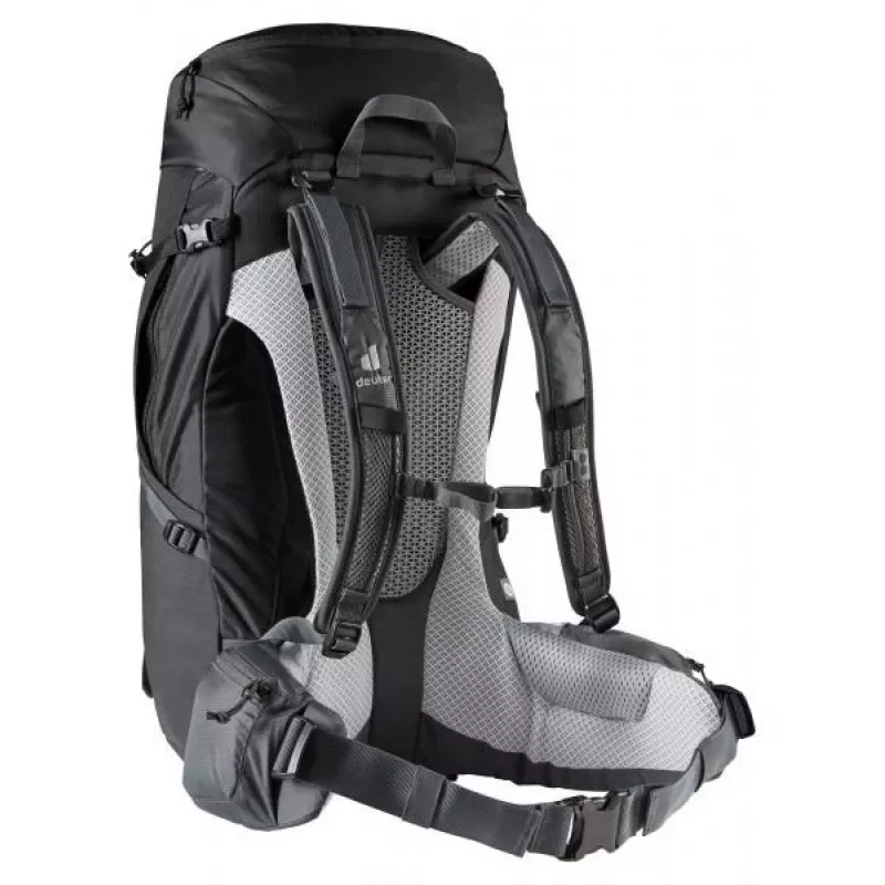 Kuprinė DEUTER Futura Pro 34 SL, moteriška žygių kuprinė, 34 l, 1,56 kg, ventiliacija, hidratacijos sistema 3 l, šalmo laikiklis, vidinis plieninis rėmas