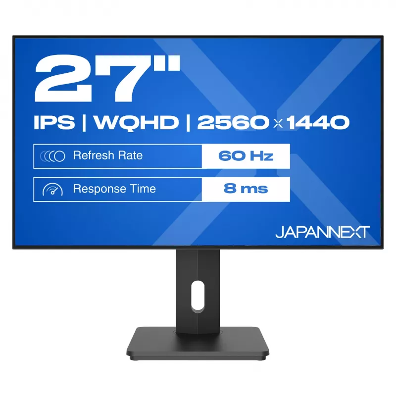 JAPANNEXT JN-27IPS4FLWQHDR-HSP 16 9 HDMI/DP WQHD - plokščias ekranas (TFT/LCD)