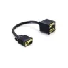 VGA adapteris DeLOCK 65060 Patinas į 2x Patelė 0,2 m
