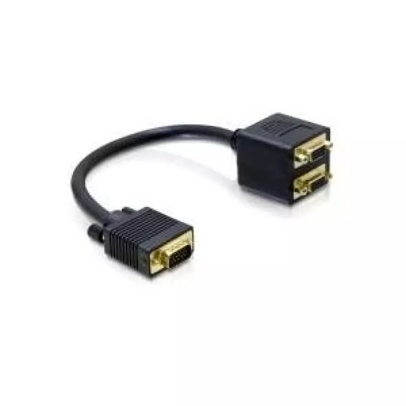 VGA adapteris DeLOCK 65060 Patinas į 2x Patelė 0,2 m