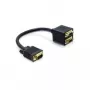 VGA adapteris DeLOCK 65060 Patinas į 2x Patelė 0,2 m