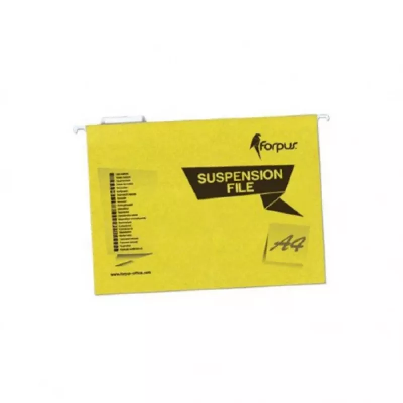 Pakabinamas aplankas Forpus FO22703 A4 kartoninis geltonas