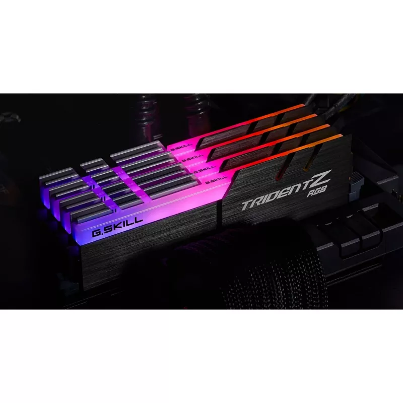 DIMM 32 GB DDR4-3600 (4x 8 GB) Quad-Kit, atmintinė juoda, F4-3600C16Q-32GTZRC, Trident Z RGB, INTEL XMP