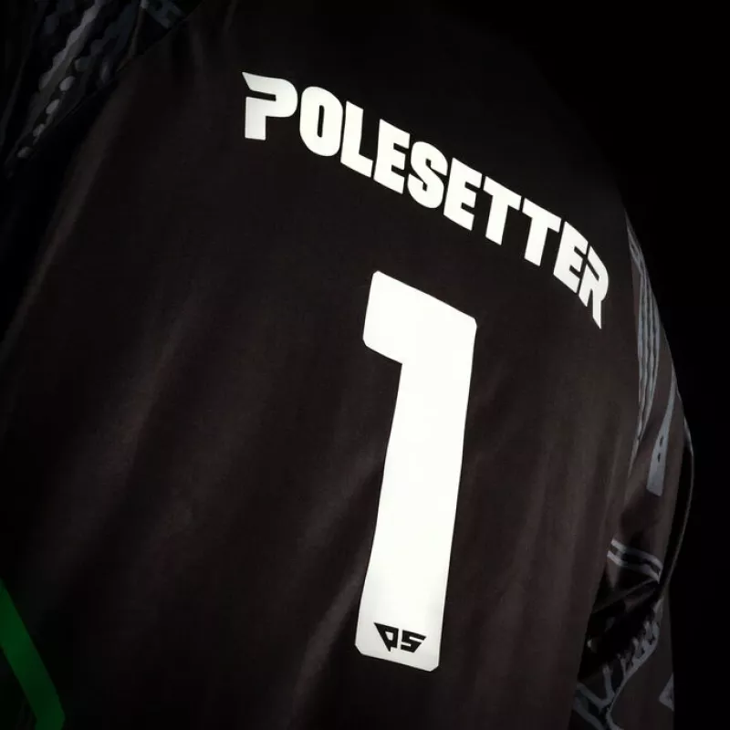 Polesetter ONE Simracing marškinėliai Green - M