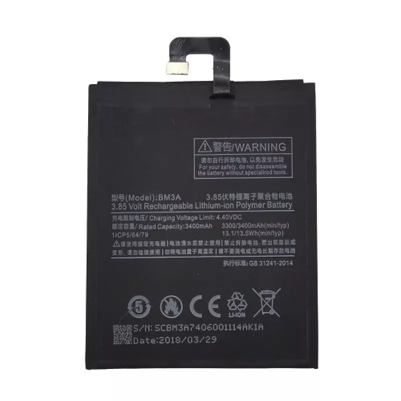 Baterija XIAOMI Mi Note 3 (BM3A)