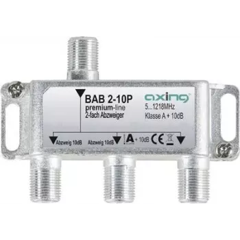 BAB 2-10P - SAT atšakinis daliklis 2 krypčių 10 dB (BAB 2-10P)
