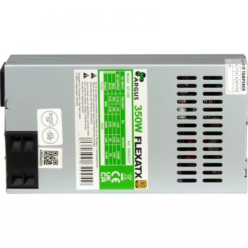 Inter-Tech maitinimo blokas 350W Flex ATX GF-350 BULK - PC-/Server maitinimo blokas - ATX (88882237)