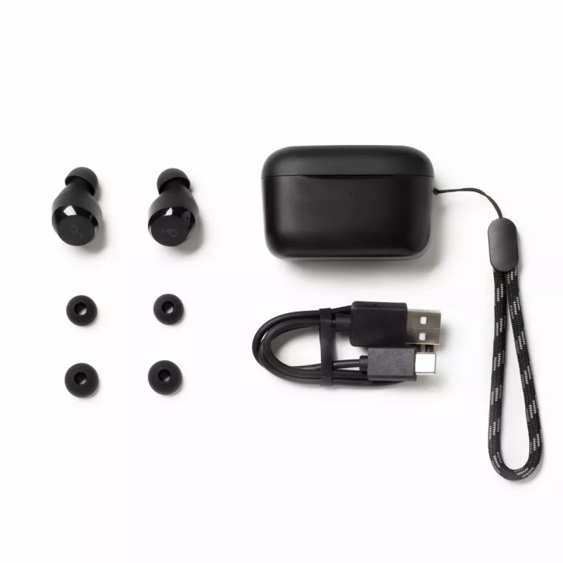 Belaidės į ausis įdedamos ausinės Anker A25i — Bluetooth, intraauralinės, juodos