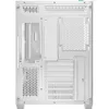 PC korpusas DeepCool CG530 WH Midi Tower — ATX/Micro ATX/ITX, grūdintas stiklas, 2×3,5 colio + 3×2,5 colio nišos, palaiko iki 410 mm GPU