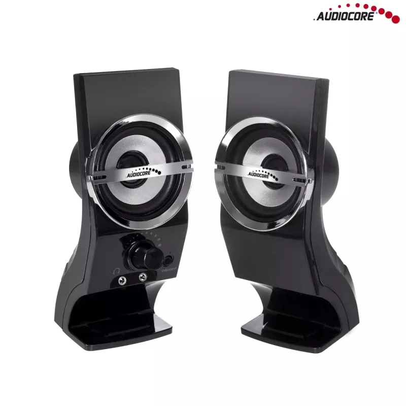 Audiocore AC805 stereofoninės kolonėlės 2.0 PC 6W juodos