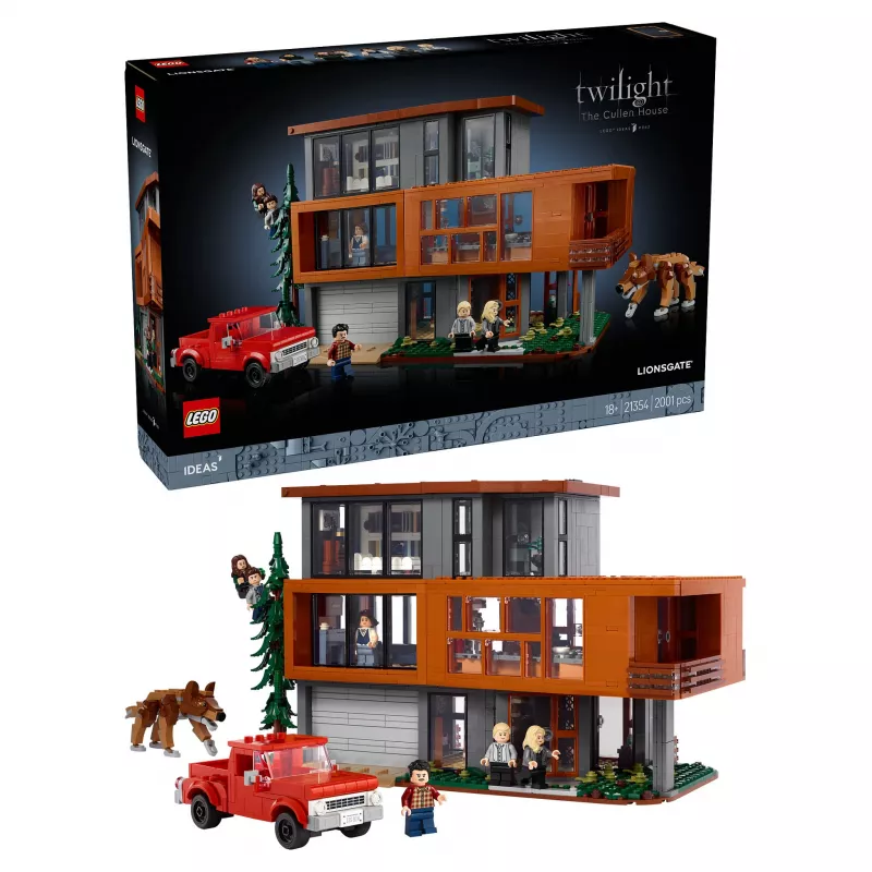 LEGO Cullen House 21354 Ideas modelis — 1000+ detalių modulinis pastatas