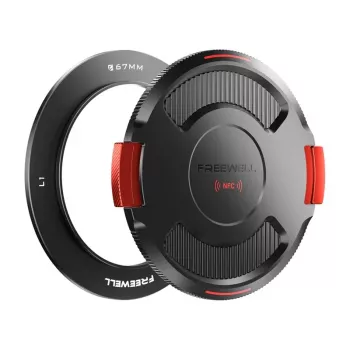 Objektyvo pagrindo žiedas su dangteliu Freewell FW-L1-BL67 67 mm, skirtas Real Locking VND