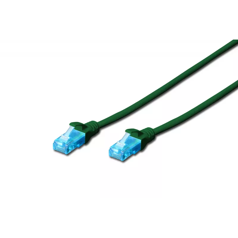 Assmann Digitus CAT 5e U-UTP komutacinis kabelis. PVC. AWG 26/7. Ilgis 2m. spalva žalia (DK-1512-020/G)