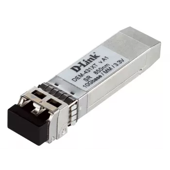 D-Link 10GBase-SR SFP+ siųstuvas-imtuvas, 80/300 m, šviesolaidis, 10000 Mbit/s, SFP+, LC, 50/125, 62.5/125 µm, SR