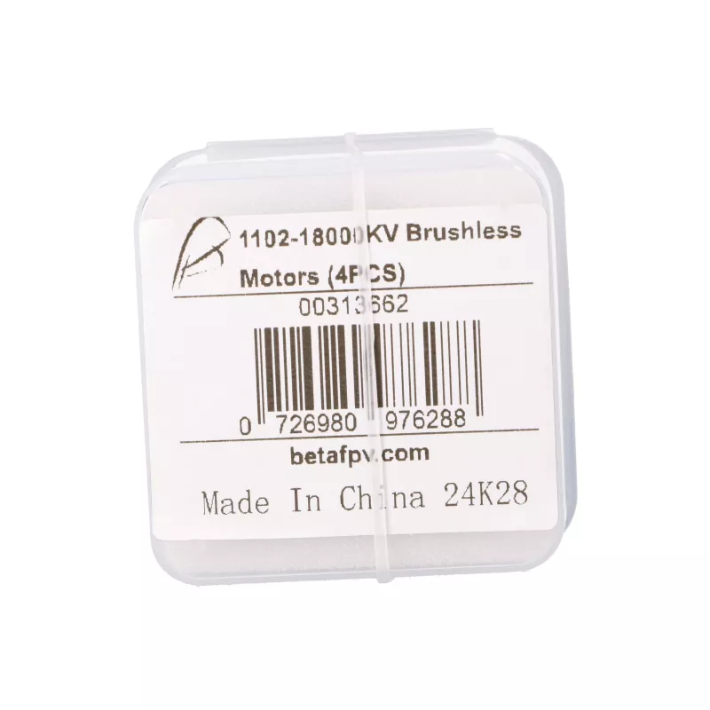 Brushless Drone Motor Set BETAFPV 1102 18000KV, 4 vnt., 45 mm statoriaus ilgis