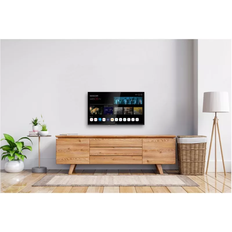 Televizorius SENCOR SLE 32S830WB 32 colių LED išmanusis webOS 12V BT5.0