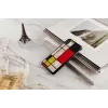 iKins išmaniojo telefono dėklas, skirtas iPhone XS Max, Mondrian Juoda – apsauginis dėklas, kietas apvalkalas