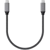 USB kabelis Satechi ST-U4C25M USB4 Gen 3x2 0,25 m juoda, pilka