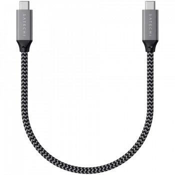 USB kabelis Satechi ST-U4C25M USB4 Gen 3x2 0,25 m juoda, pilka
