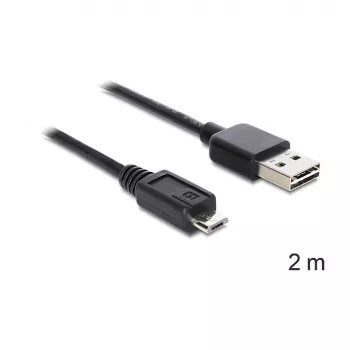 USB laidas DeLOCK EASY-USB 2.0-A Micro-B 2 m