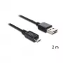 USB laidas DeLOCK EASY-USB 2.0-A Micro-B 2 m
