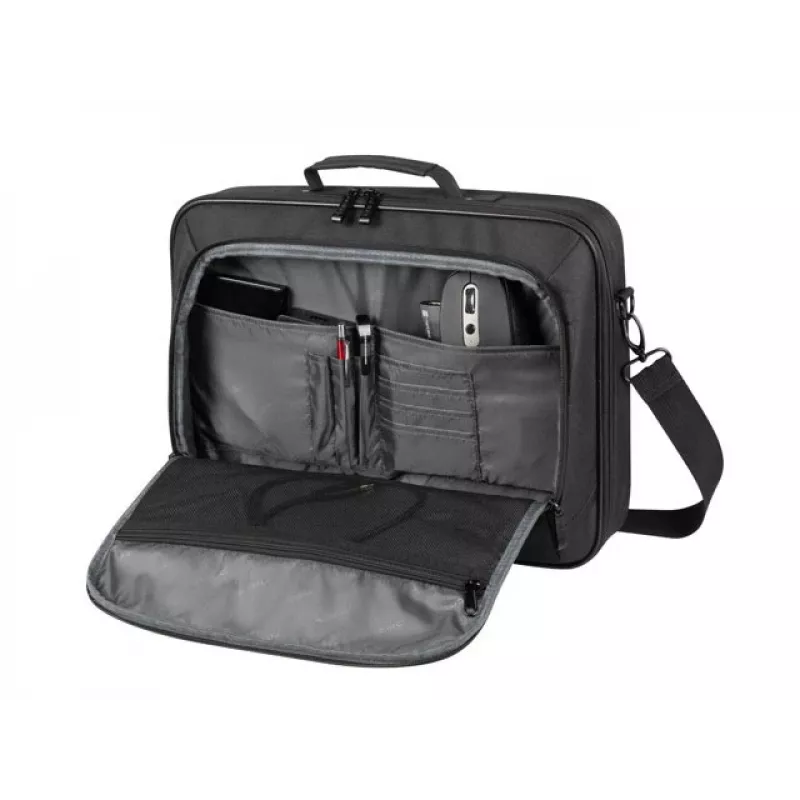 Portfelis NATEC Boxer Lite 39,6 cm (15,6 col.) – poliesteris, 2 skyriai, petnešos dirželis, 410×305×65 mm, 750 g