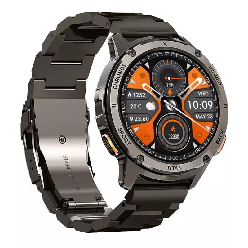 Išmanusis laikrodis FW110 Titan Chronos juodas