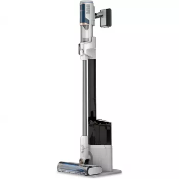 Sharkclean BU3521EU 2-in-1 šluotinis siurblys / elektrinis šepetys, akumuliatorinis, sausas, be maišelio, 21,6 W, mėlyna, balta