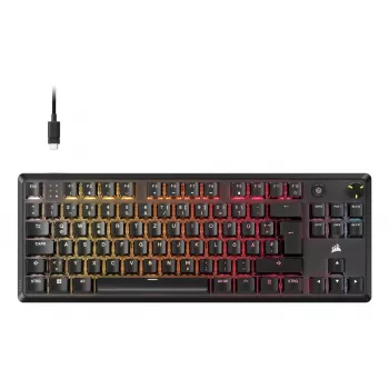Klaviatūra CORSAIR Tas K70 Core TKL USB RGB LED juoda