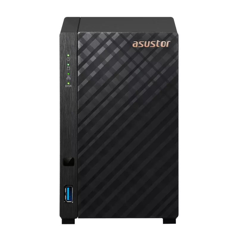 Asustor AS1102TL NAS/atminties serveris Mini Tower Realtek RTD1619B 1 GB DDR4 0 TB ADM juoda