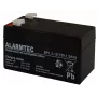 Sandari VRLA AGM baterija Alarmtec EMU Electronic BP 1.2-12 — 12 V, 1,2 Ah, 43×59 mm, 570 g