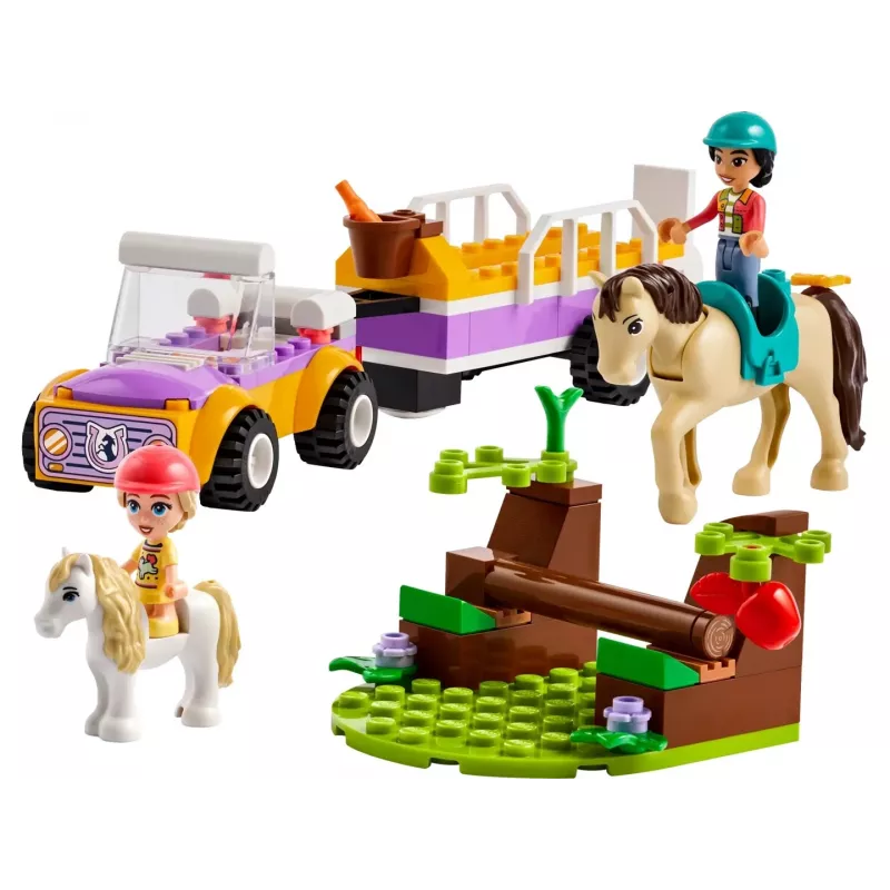 LEGO Friends Arklys ir Ponių Priekaba Gyvūnų Žaislų Rinkinys 42634