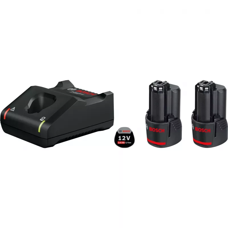 Bosch 1 600 A01 9R8 belaidžių įrankių akumuliatorius / įkroviklis Akumuliatoriaus ir įkroviklio rinkinys