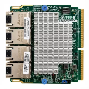 Super Micro Supermicro AOC-MTG-i4S - tinklo adapteris - 10 Gigabit SFP+ x 4 (AOC-MTG-I4S-O)