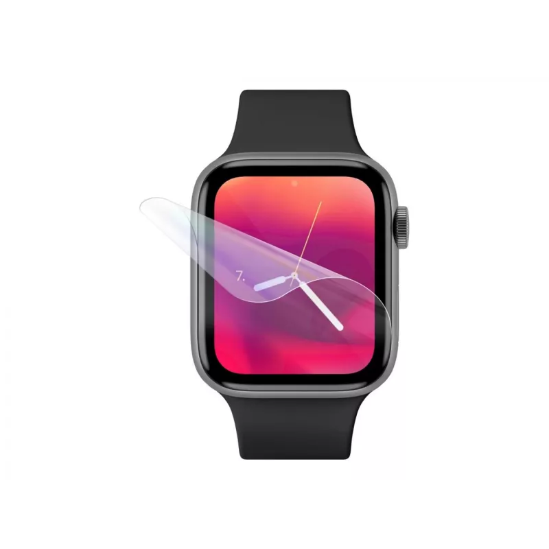 Apsauginė plėvelė FIXED, skirta Apple Watch Series 10 46 mm — skaidri, plona permatoma apsauga nuo įbrėžimų