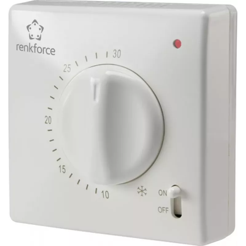 Kambario termostatas Renkforce TR-93 programuojamas, temperatūros diapazonas 5–30°C