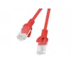 Tinklo kabelis LANBERG PATCHCORD KAT.5E UTP 1M raudonas