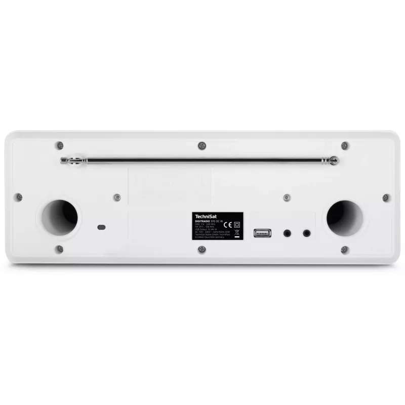 TechniSat DigitRadio 370 CD IR DAB radijas CD / MP3 grotuvas skaitmeninis grotuvas radijas internetinis radijas Bluetooth garso imtuvas 10 vatų