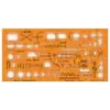 STANDARDGRAPH Zeichenschablone NATO Truppenzeichen 8355 Oranžinė (8355)