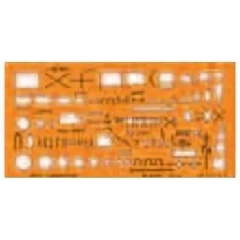 STANDARDGRAPH Zeichenschablone NATO Truppenzeichen 8355 Oranžinė (8355)