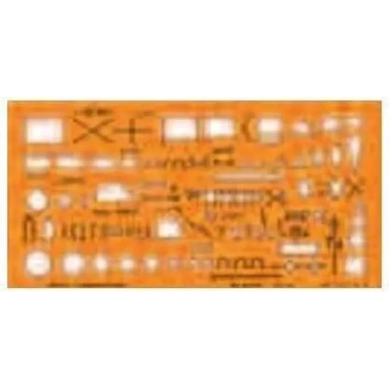 STANDARDGRAPH Zeichenschablone NATO Truppenzeichen 8355 Oranžinė (8355)