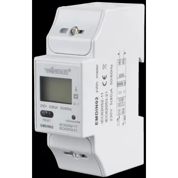 VE EMDIN02 - Energijos skaitiklis vienfazis LCD ekranas (EMDIN02)