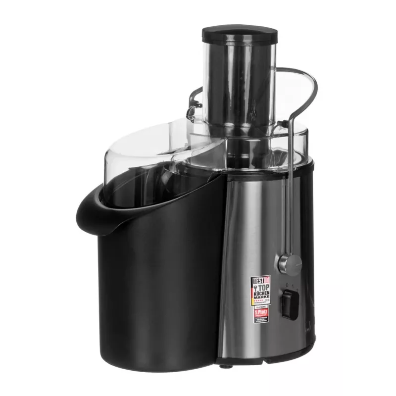 Sulčiaspaudė CLATRONIC AE 3532 1000 W, nerūdijančio plieno korpusas, 2 l minkštimo indas, 2 greičiai, apsauga nuo lašėjimo