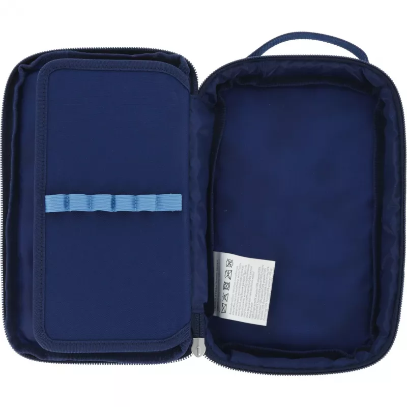 Penalas Herlitz 2 Go CamoBlue poliesteris mėlynas 210x130x60mm