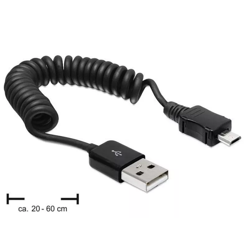 DeLOCK USB 2.0-A/USB mikro-B laidas 0,6 m